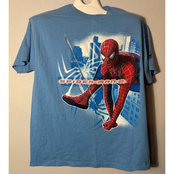 Vintage Spiderman 2 Shirt Size XL Marvel Comics 2004 Movie Promo Dr Pepper - Picture 3 of 7